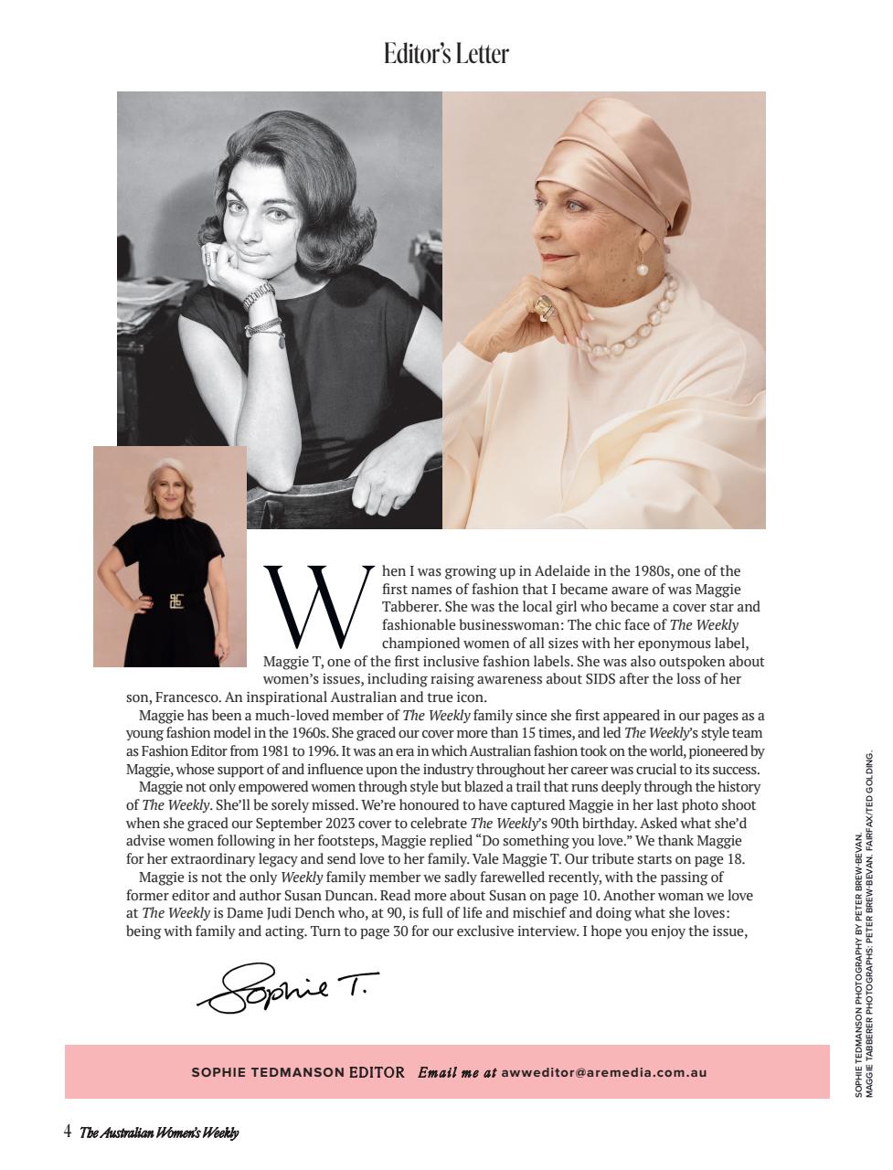 Australian Women's Weekly Preview Pages