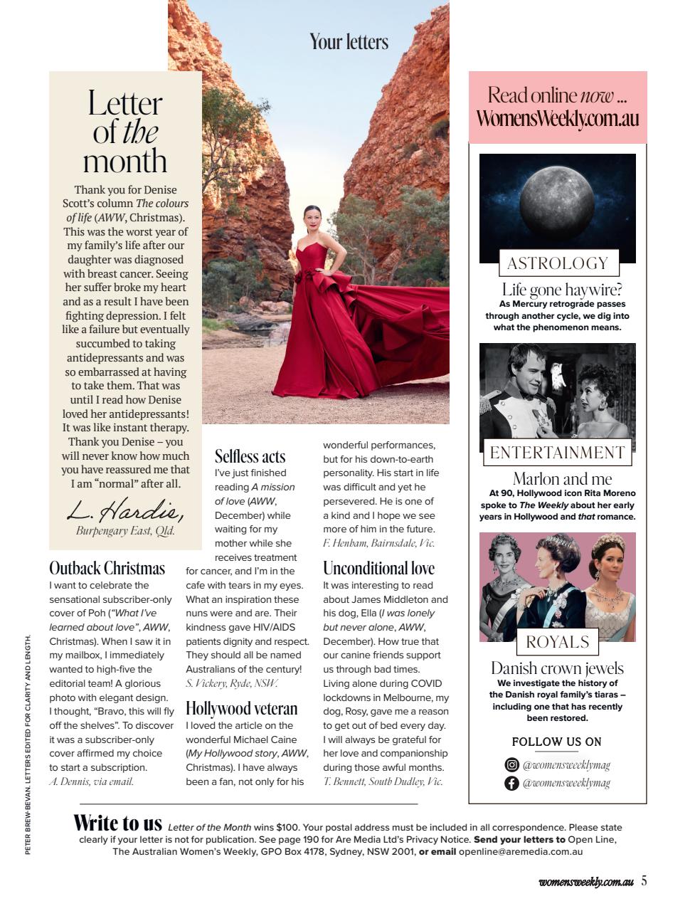 Australian Women's Weekly Preview Pages