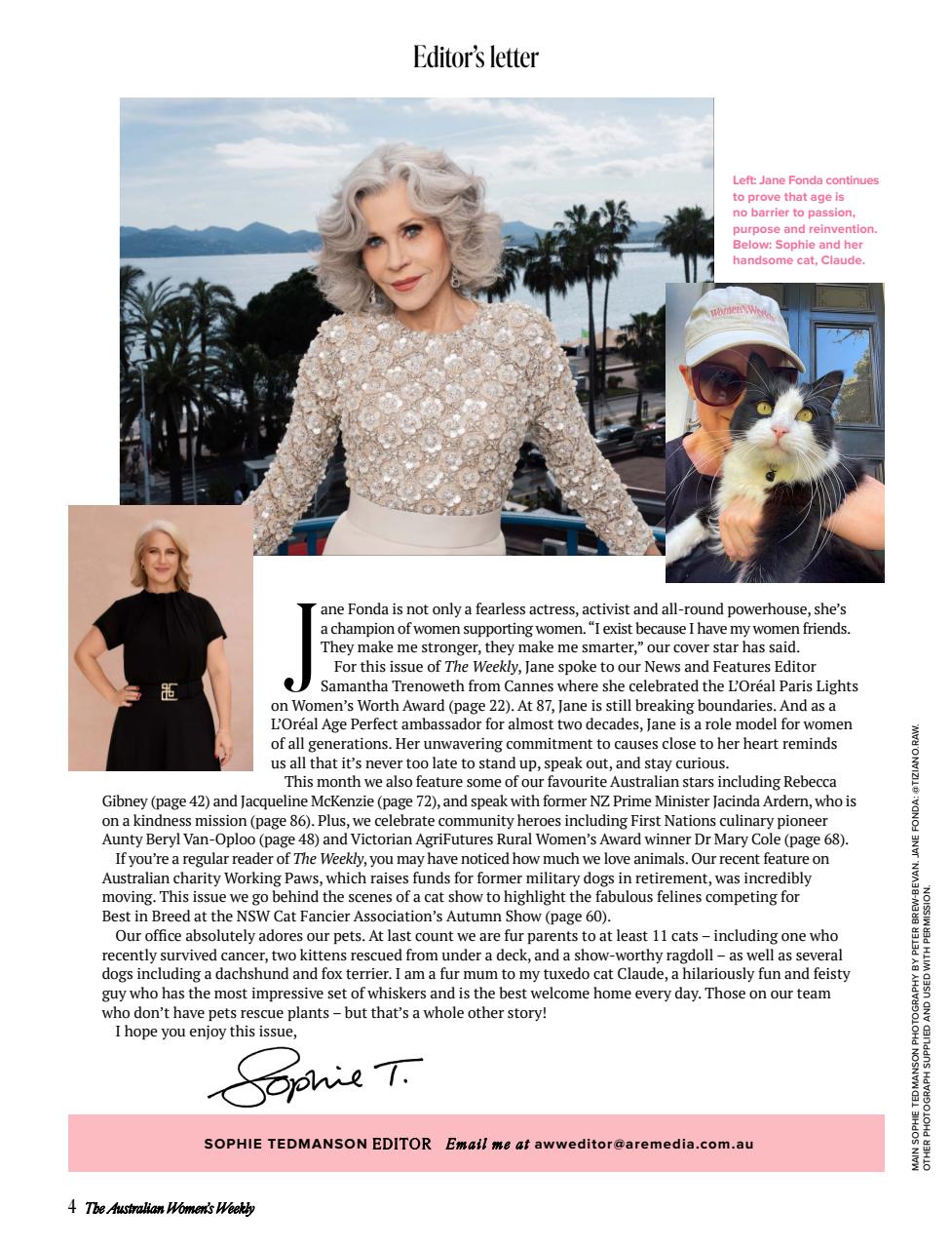 Australian Women's Weekly Preview Pages