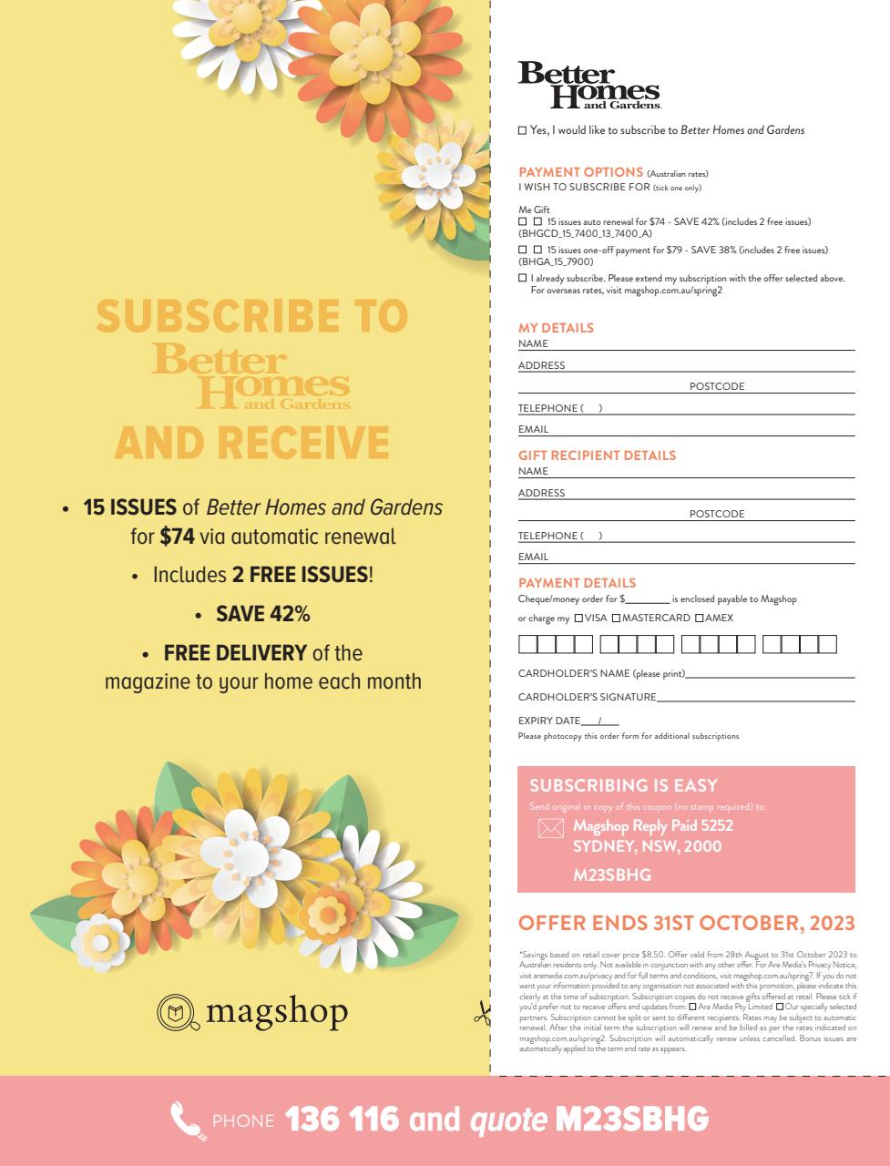 Better Homes and Gardens (Aus) Preview Pages