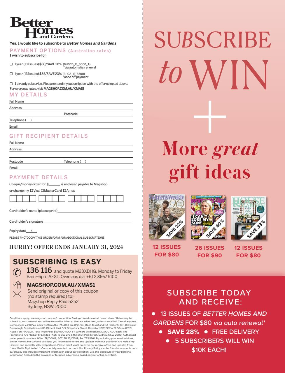 Better Homes and Gardens (Aus) Preview Pages