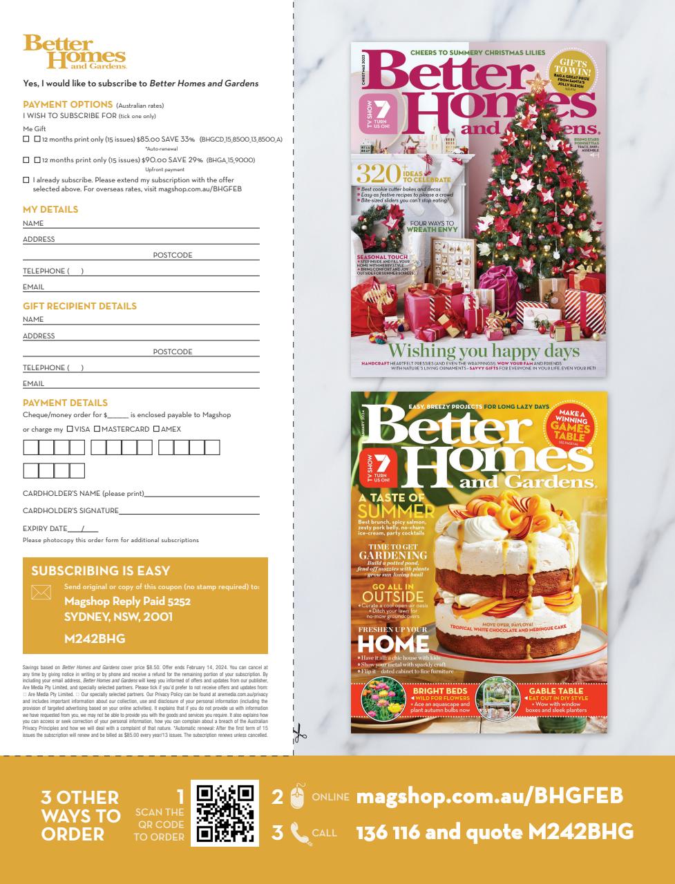 Better Homes and Gardens (Aus) Preview Pages