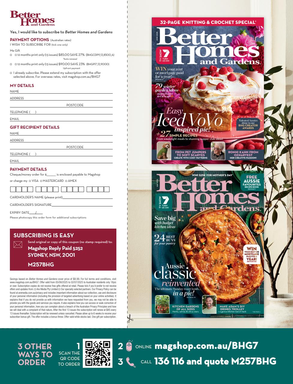 Better Homes and Gardens (Aus) Preview Pages
