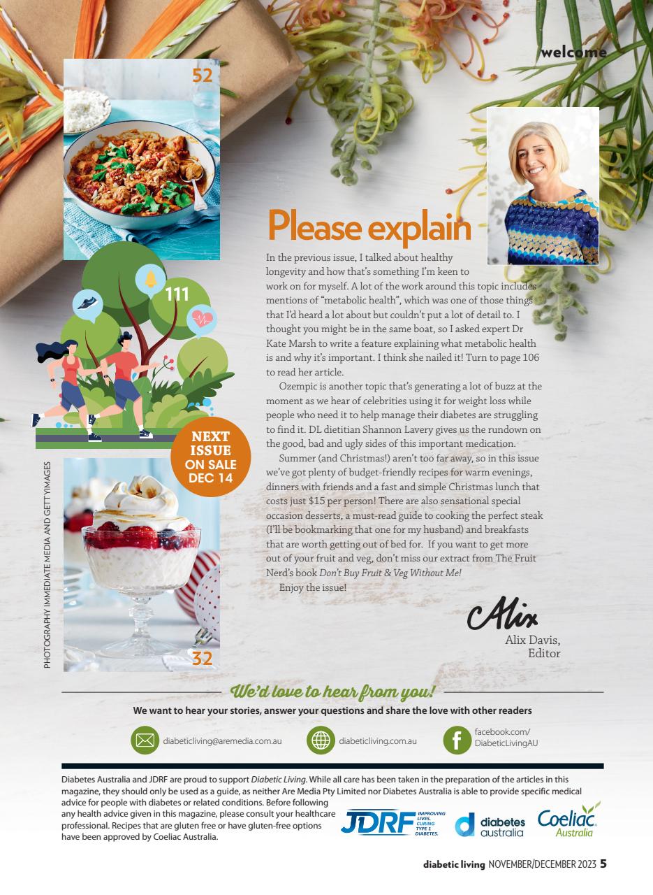 Diabetic Living Preview Pages