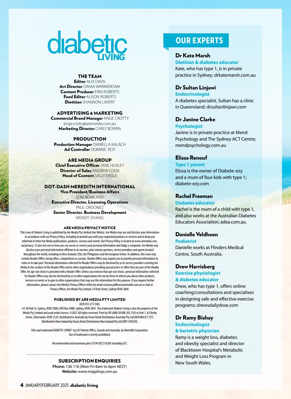 Diabetic Living Preview Pages