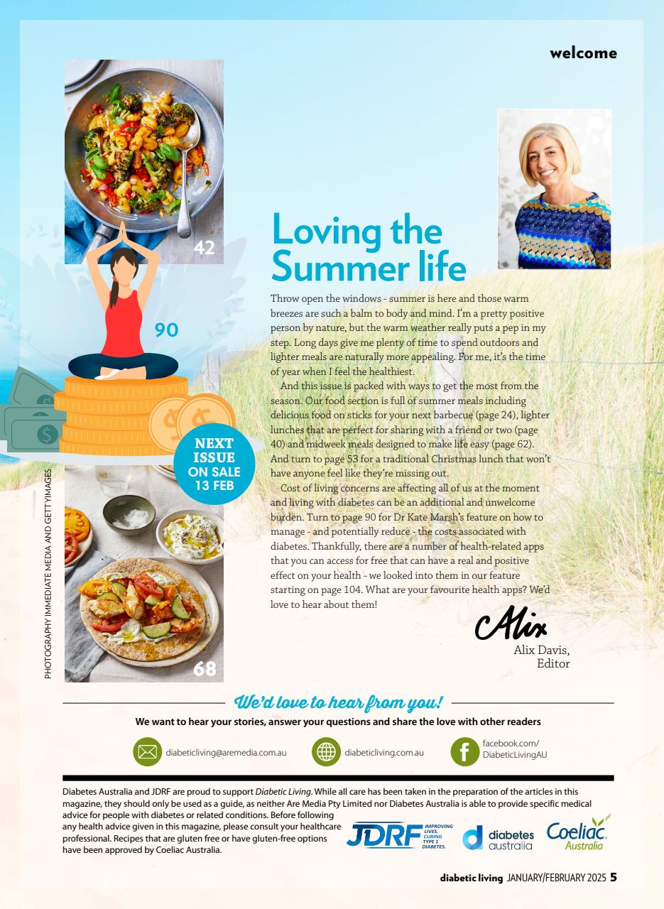 Diabetic Living Preview Pages
