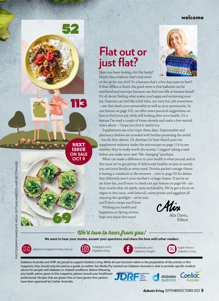 Diabetic Living Preview Pages