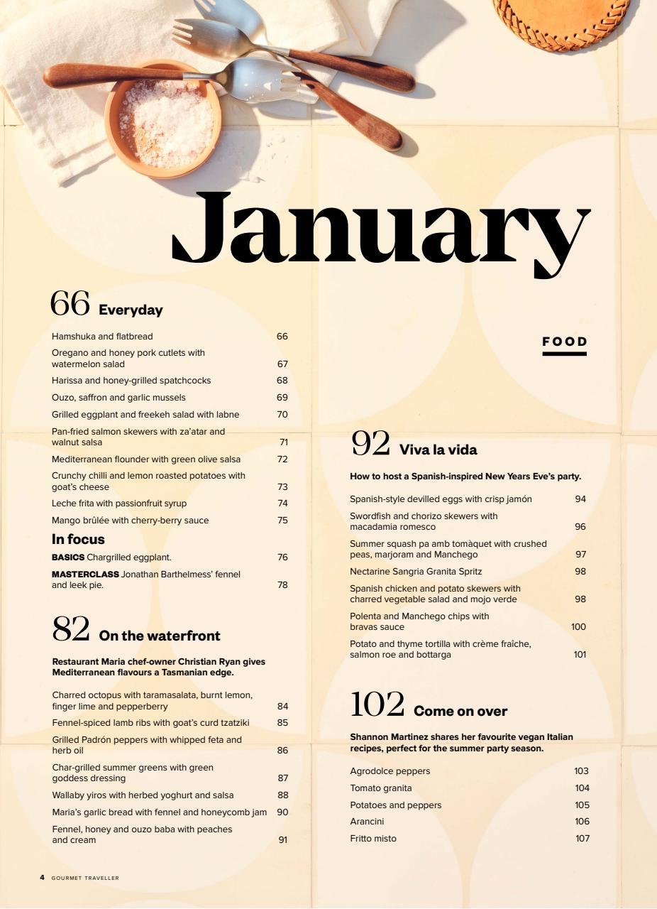 Australian Gourmet Traveller Preview Pages