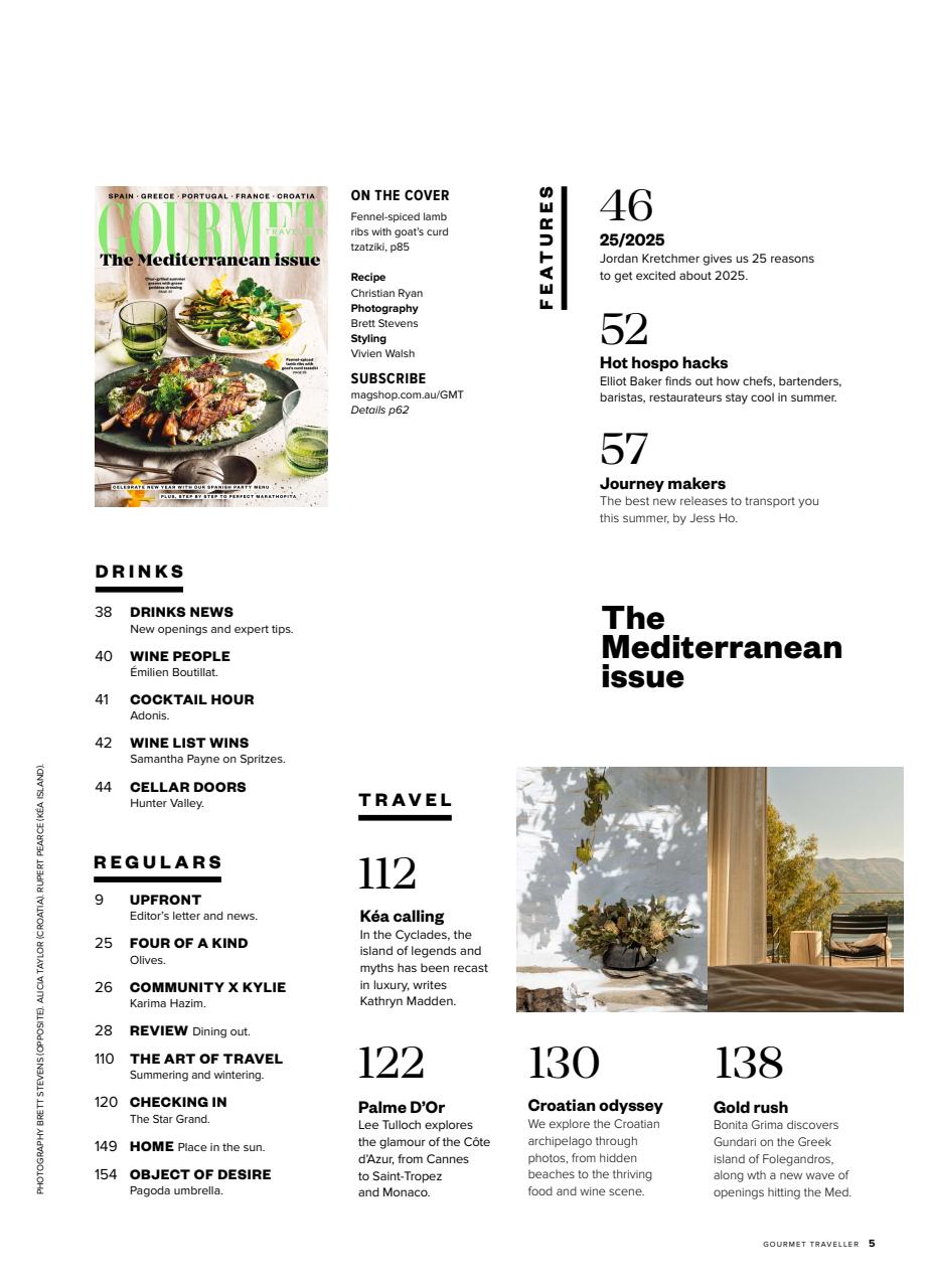 Australian Gourmet Traveller Preview Pages