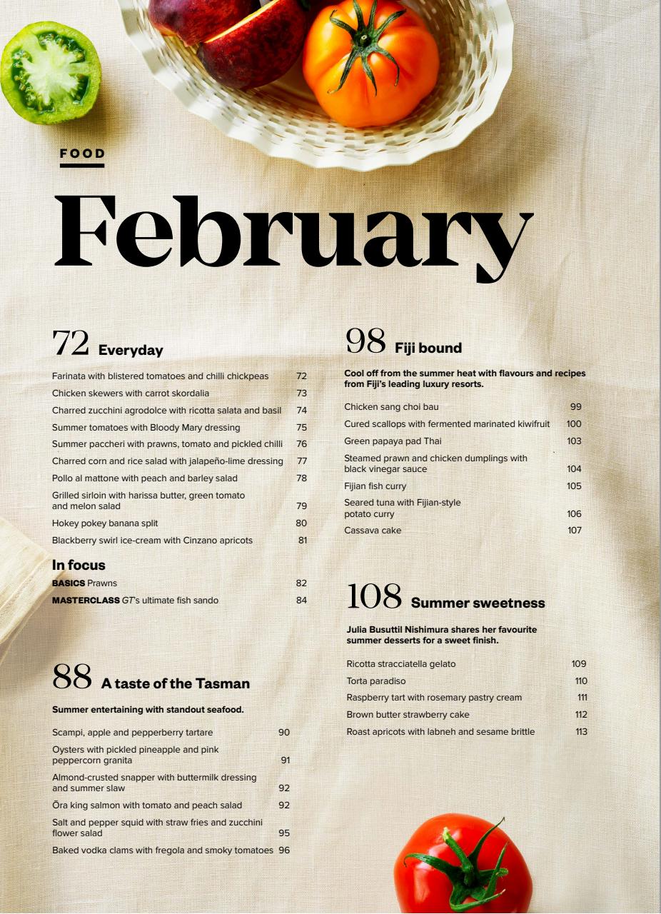 Australian Gourmet Traveller Preview Pages