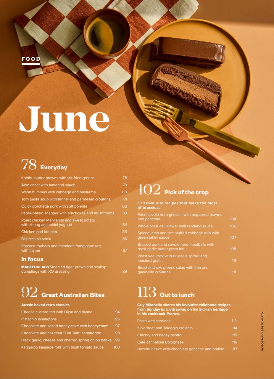 Australian Gourmet Traveller Preview Pages
