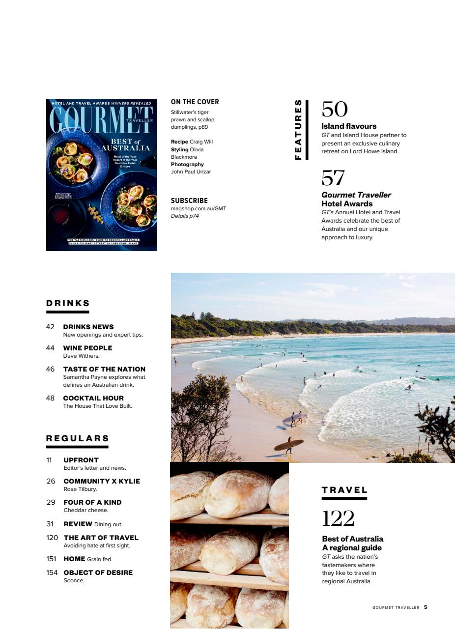 Australian Gourmet Traveller Preview Pages