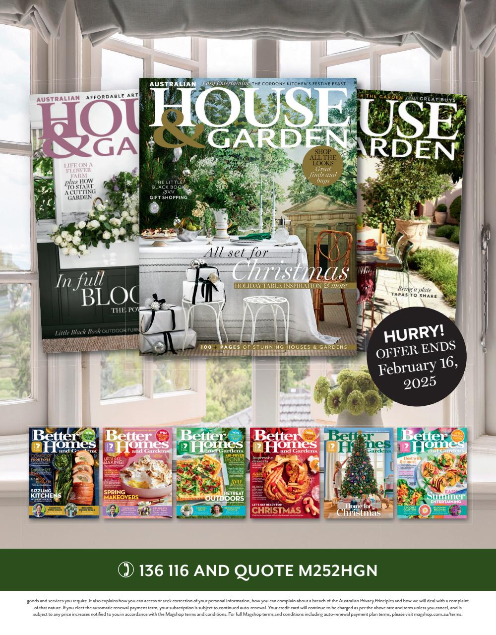 Australian House and Garden Preview Pages