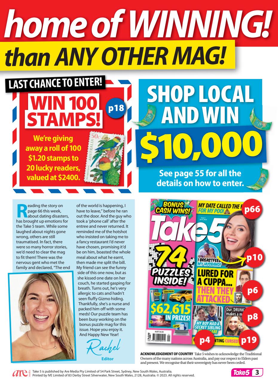 Take 5 Preview Pages