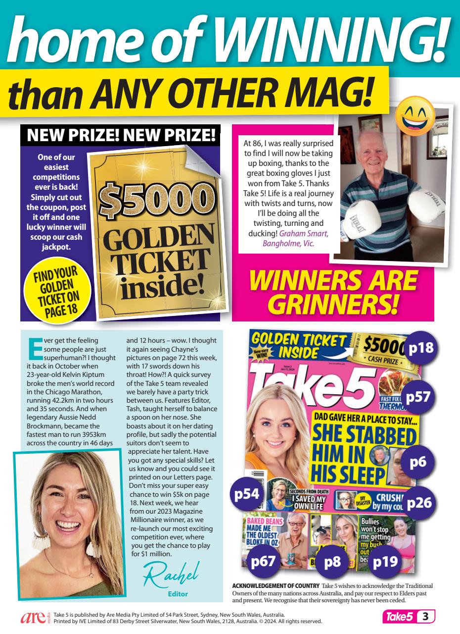 Take 5 Preview Pages