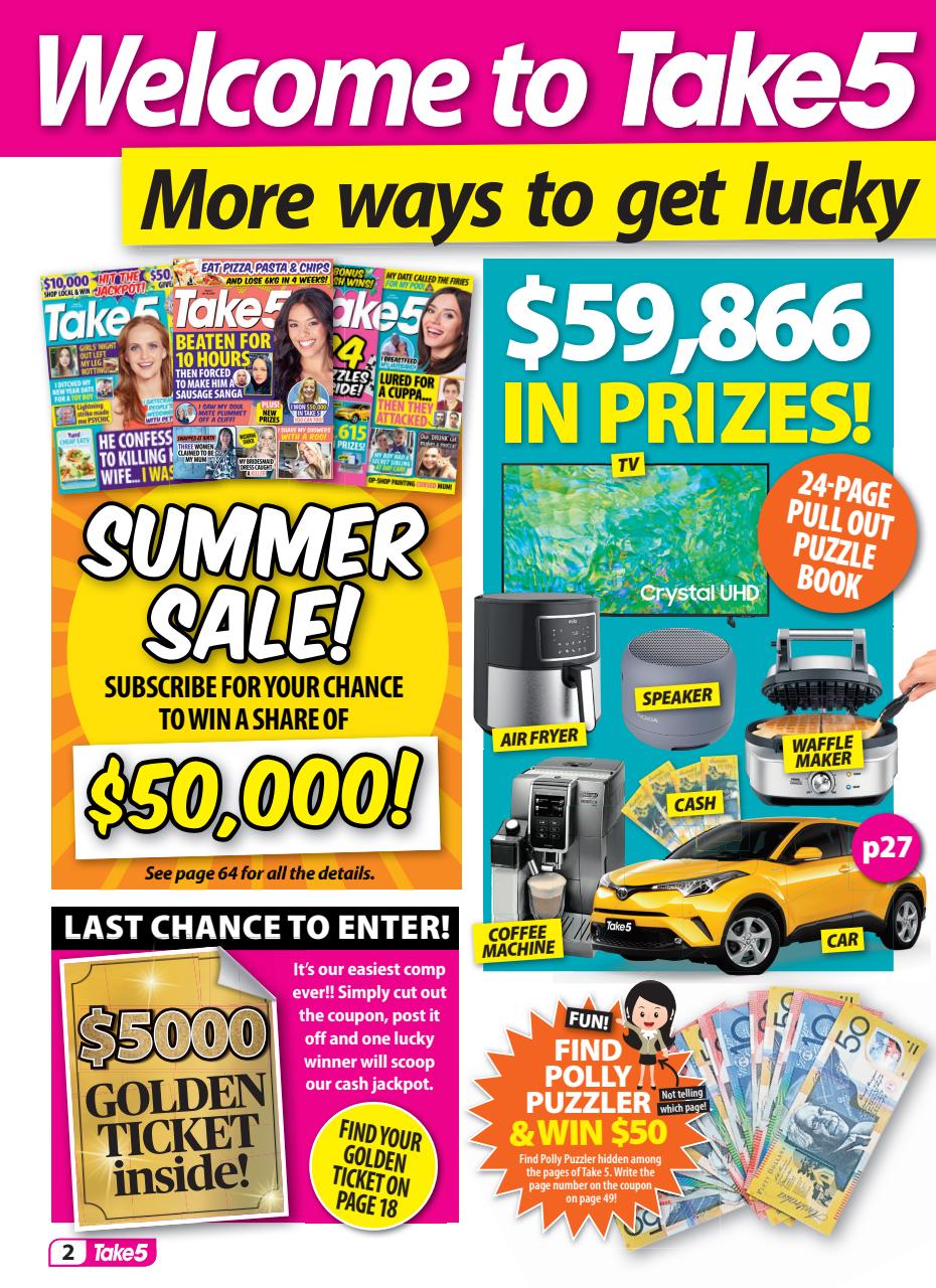 Take 5 Preview Pages