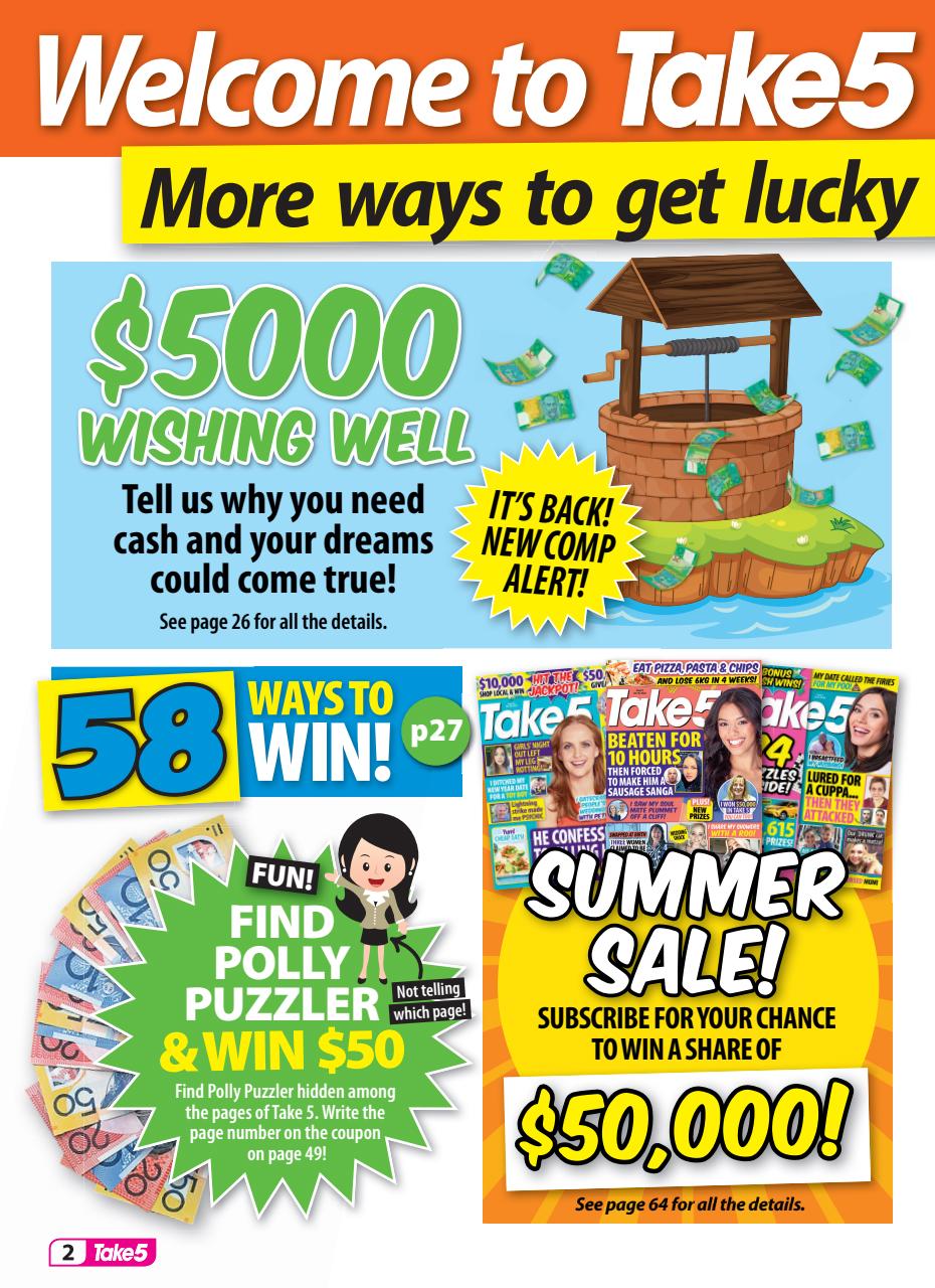 Take 5 Preview Pages