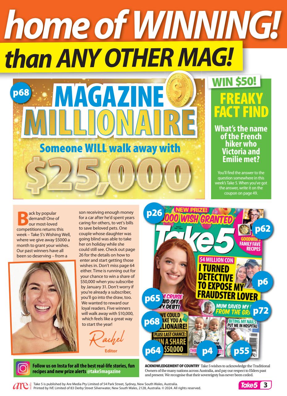 Take 5 Preview Pages