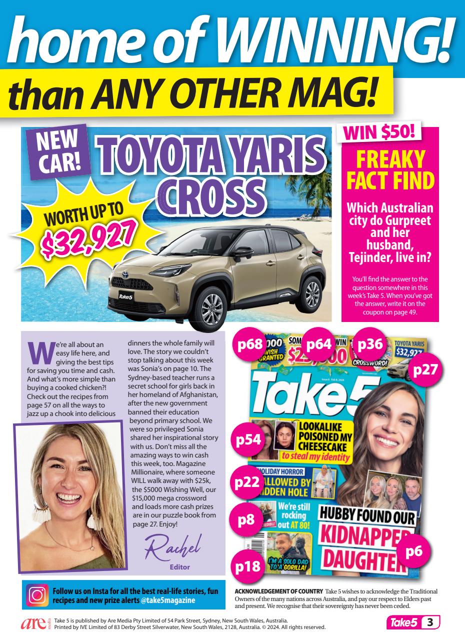 Take 5 Preview Pages