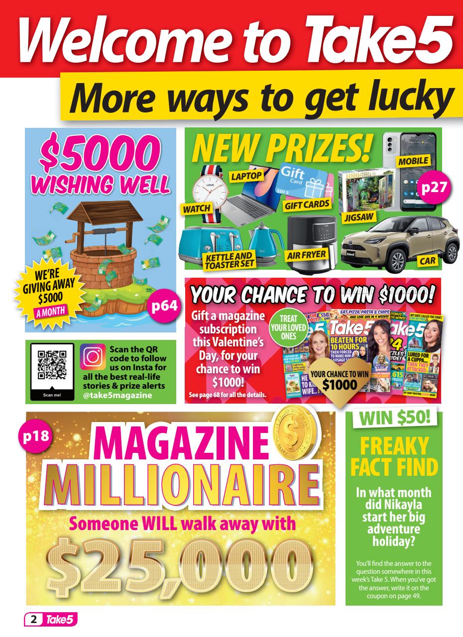 Take 5 Preview Pages