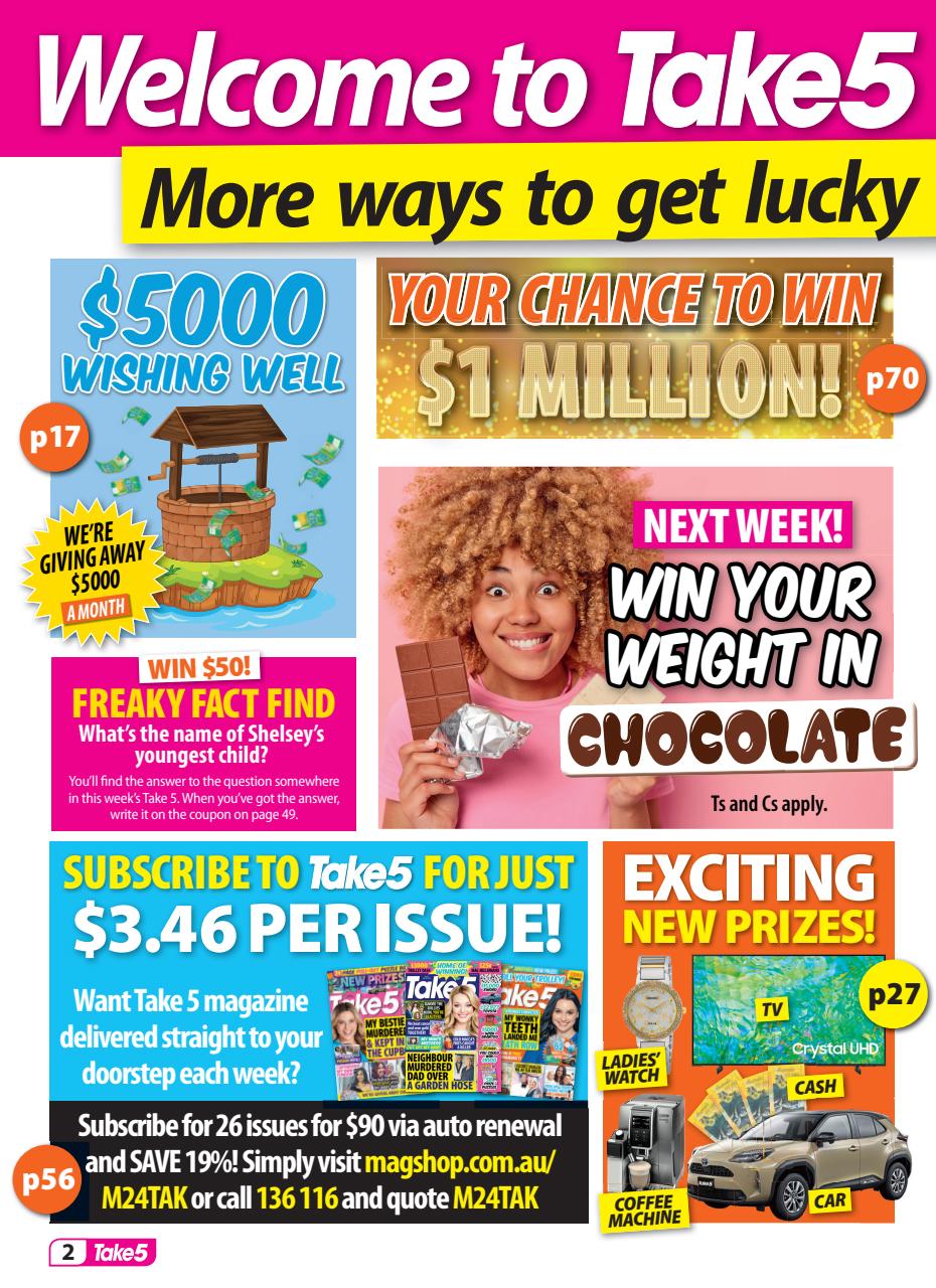 Take 5 Preview Pages