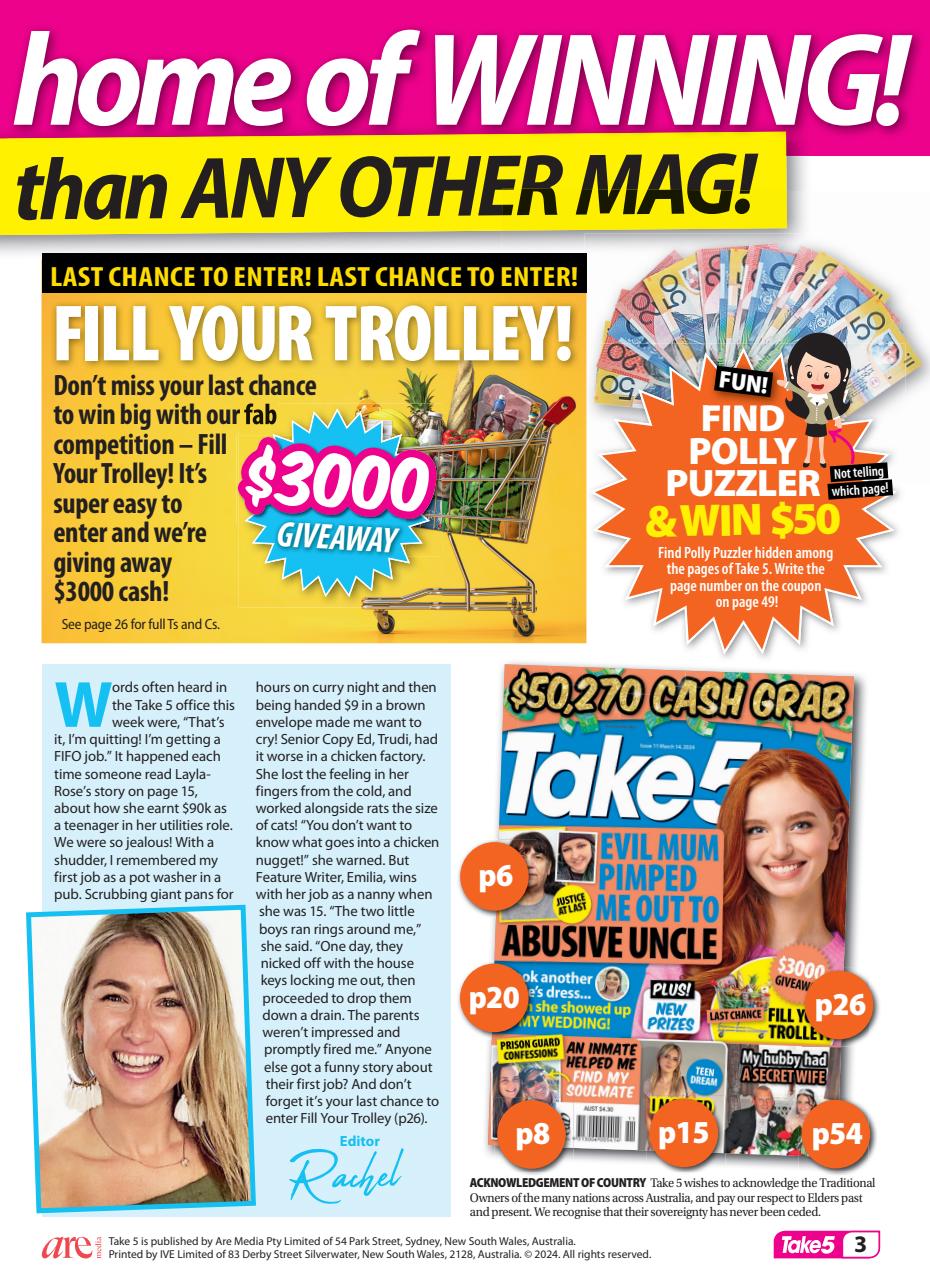 Take 5 Preview Pages