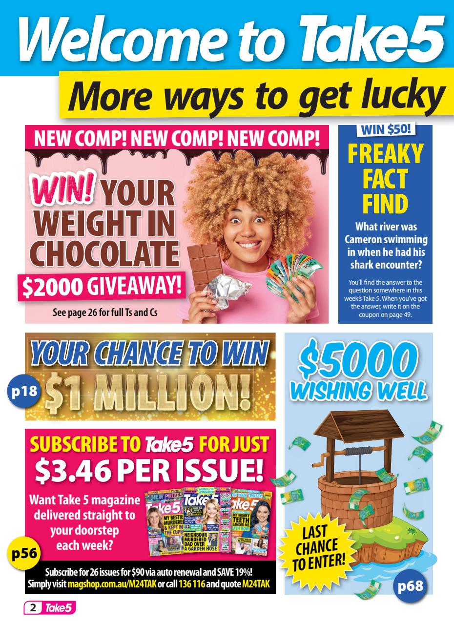 Take 5 Preview Pages