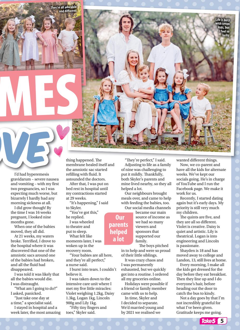 Take 5 Preview Pages