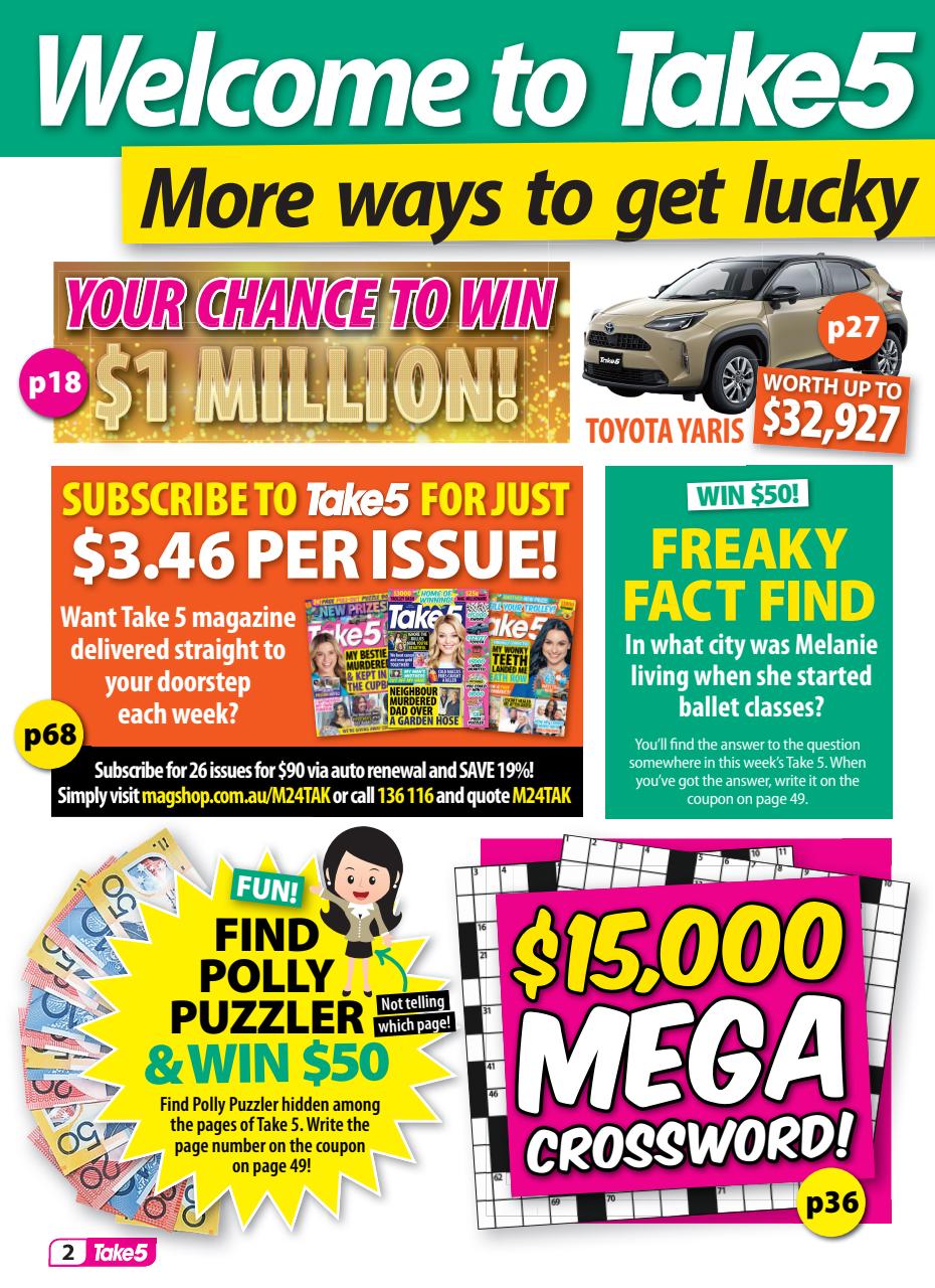 Take 5 Preview Pages