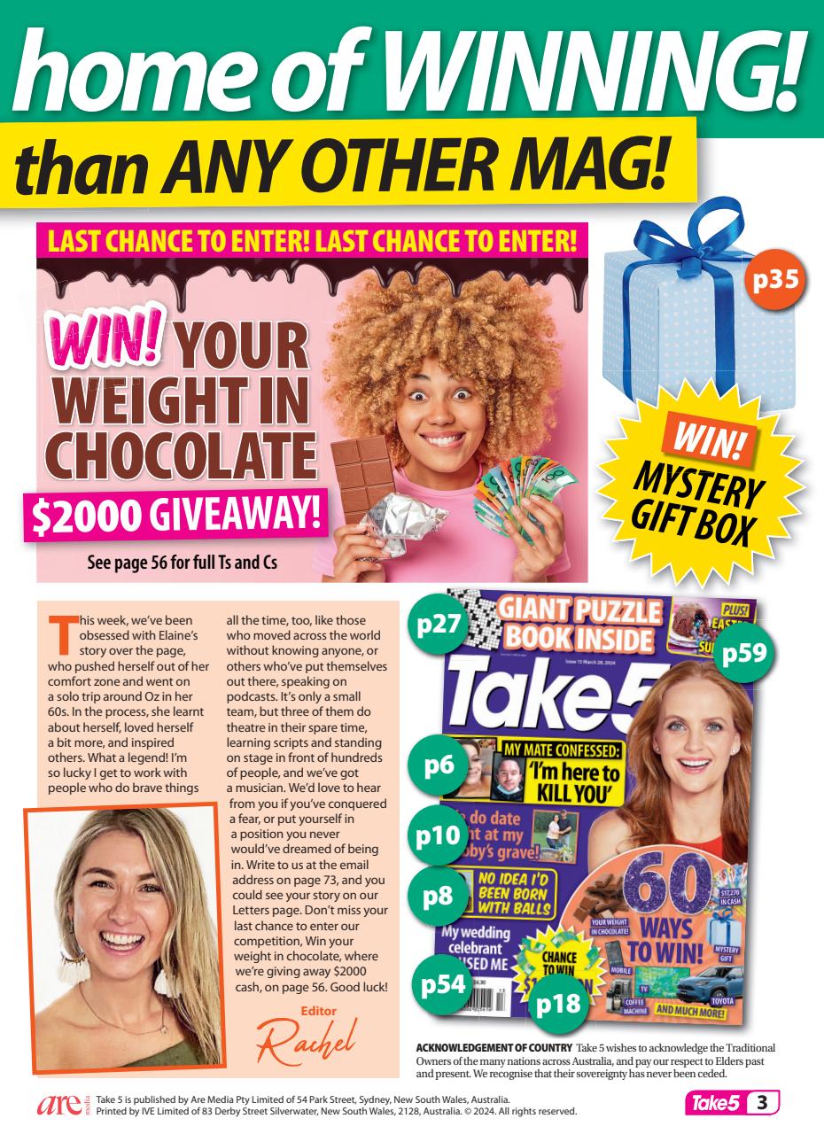 Take 5 Preview Pages