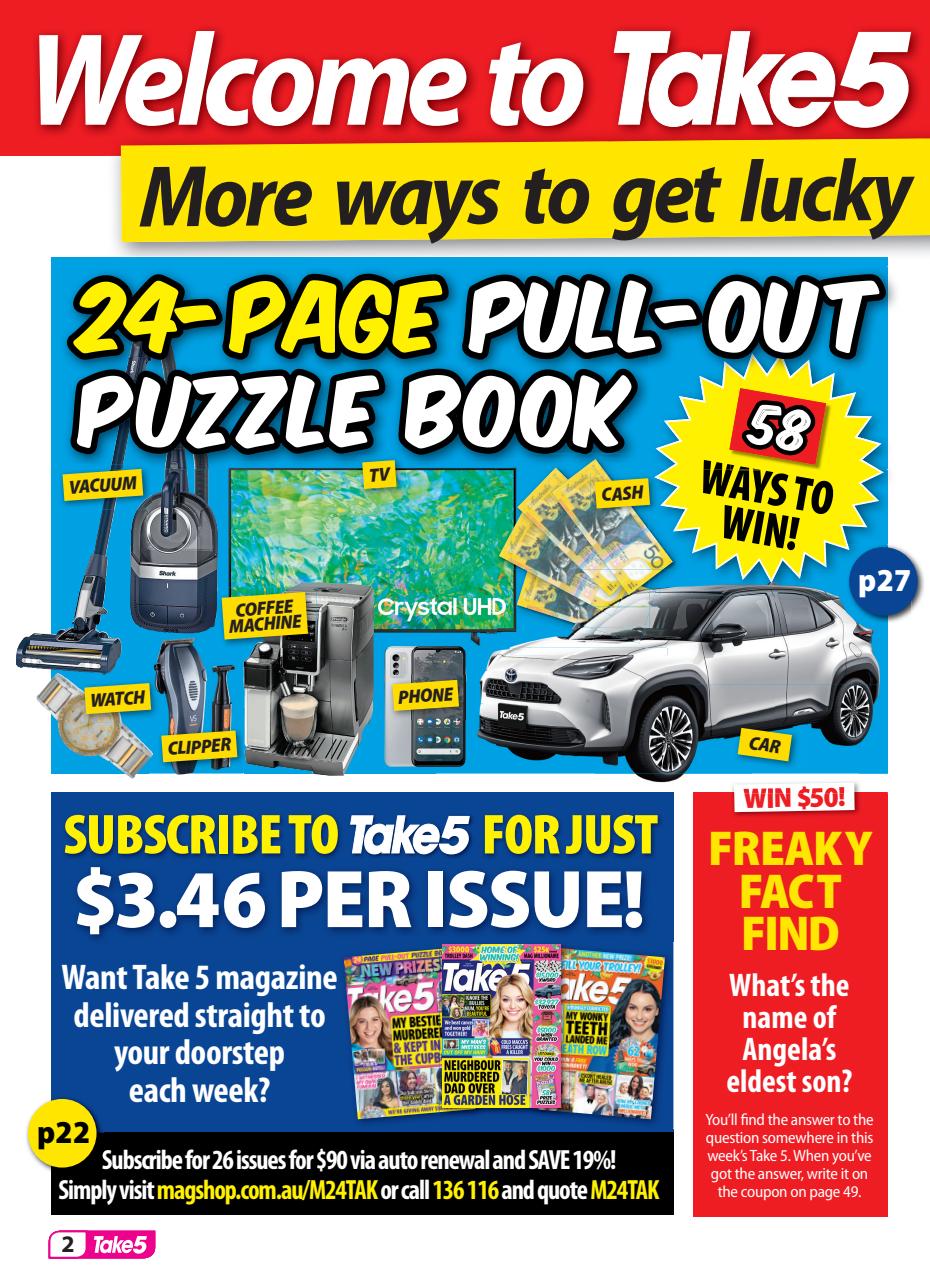 Take 5 Preview Pages