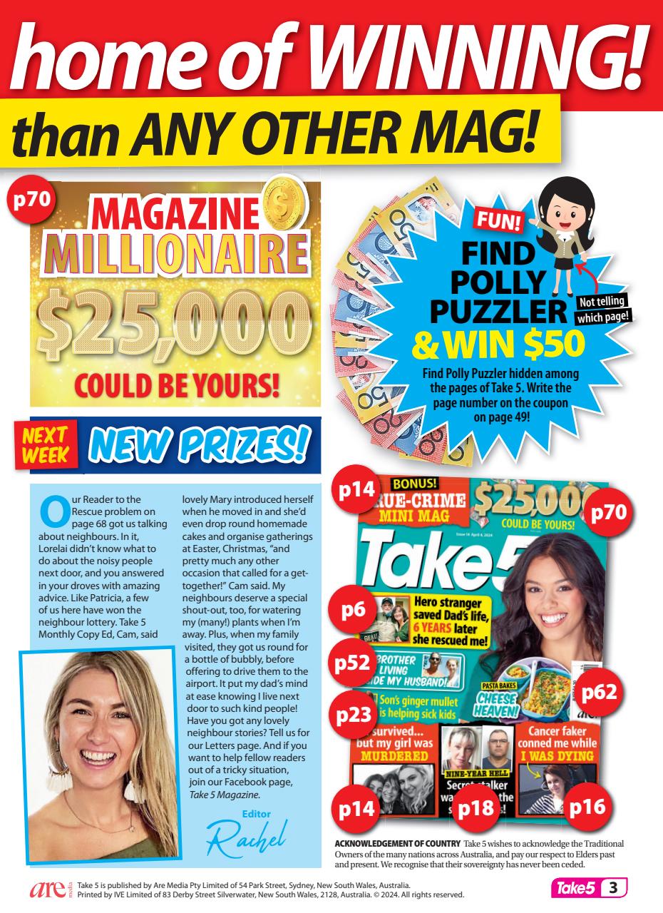 Take 5 Preview Pages