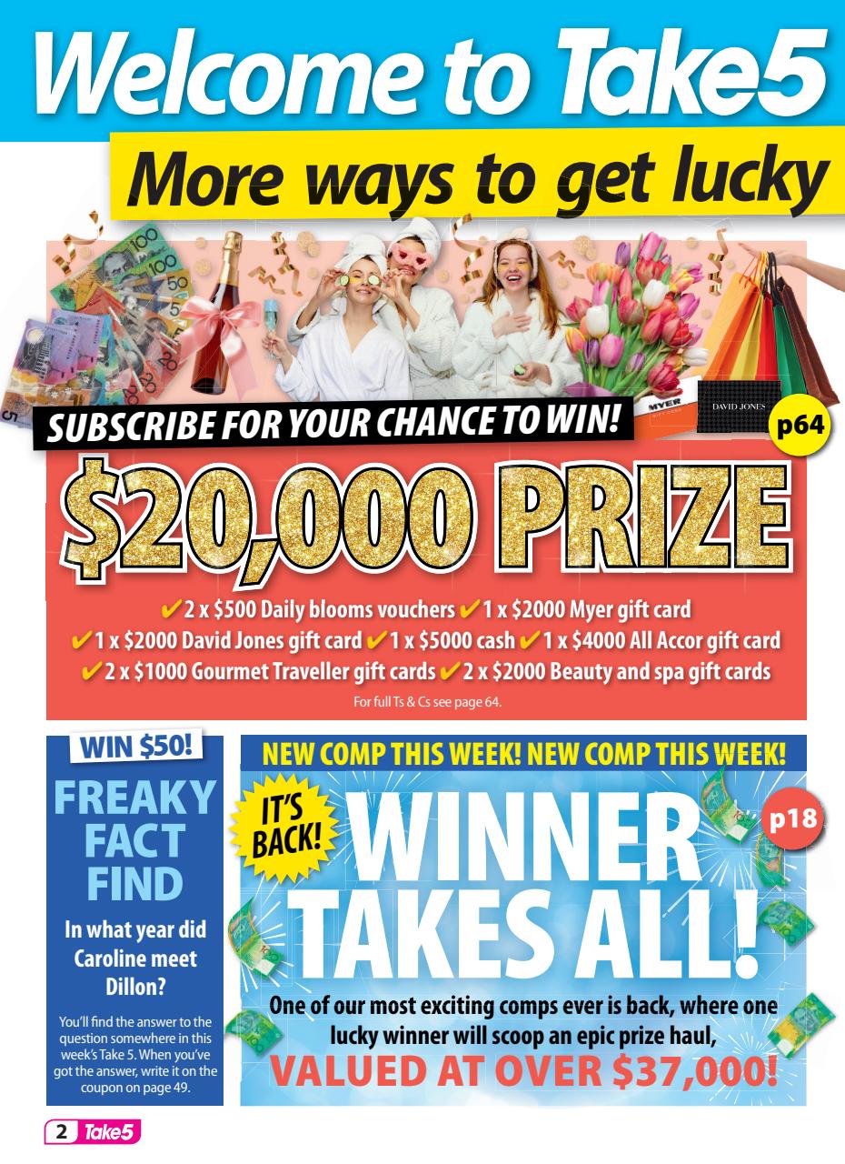 Take 5 Preview Pages