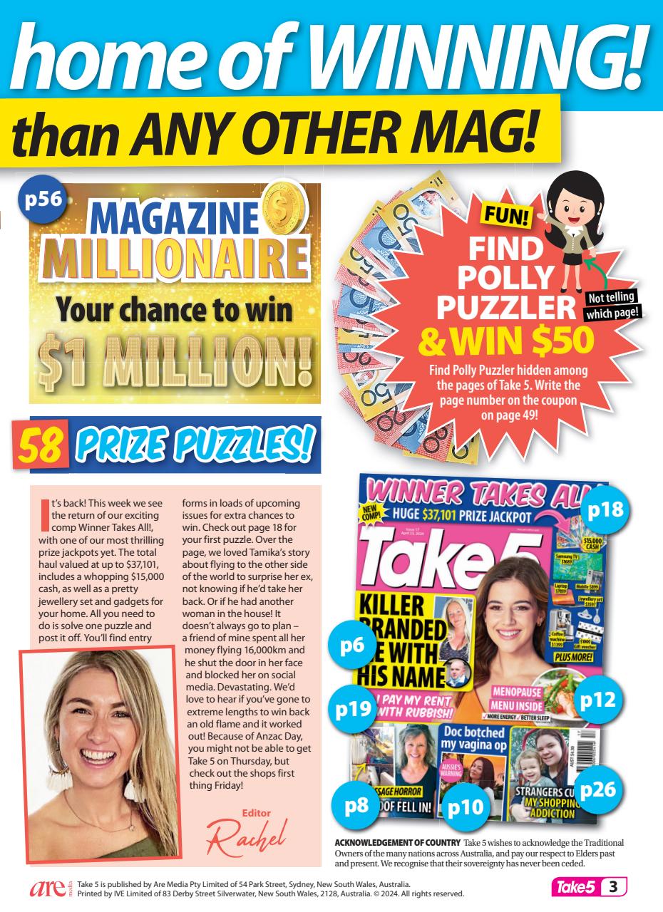 Take 5 Preview Pages