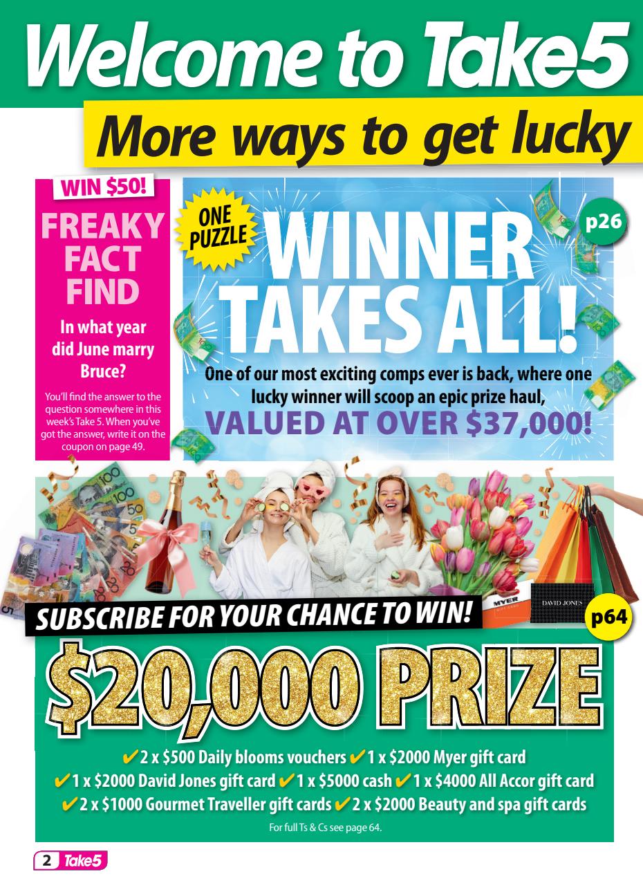 Take 5 Preview Pages