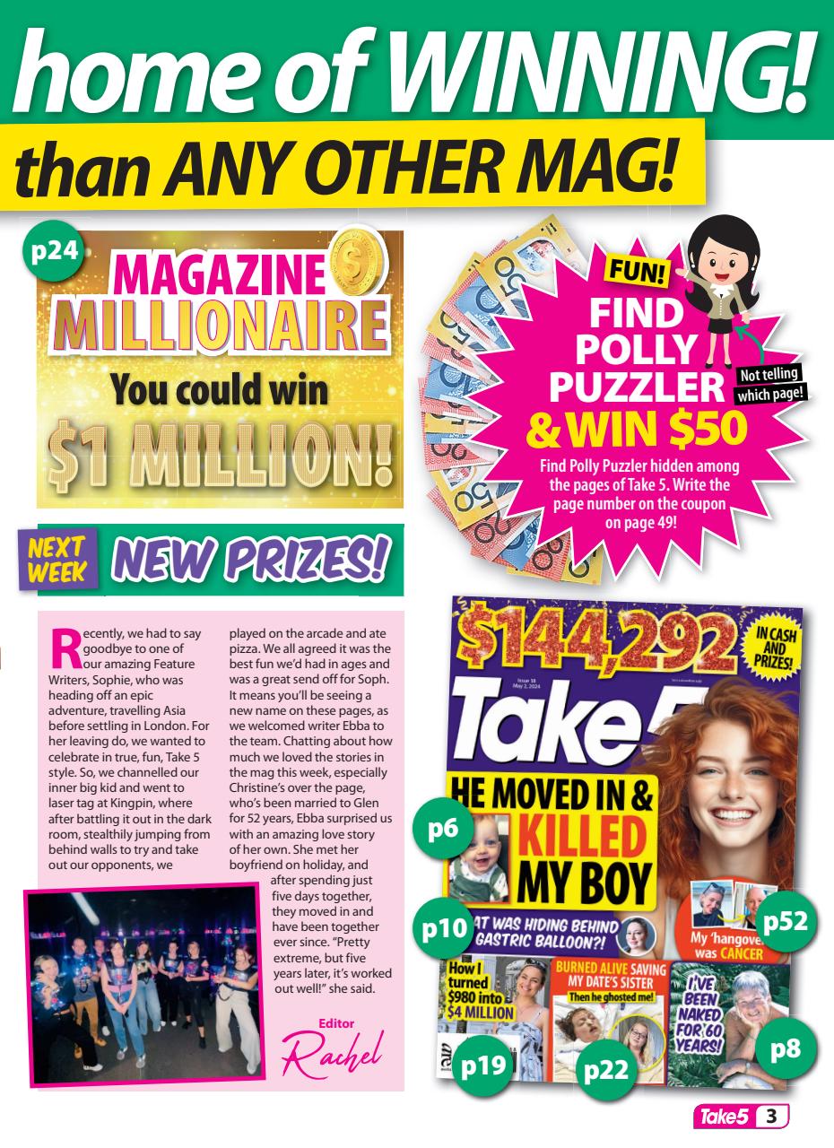 Take 5 Preview Pages