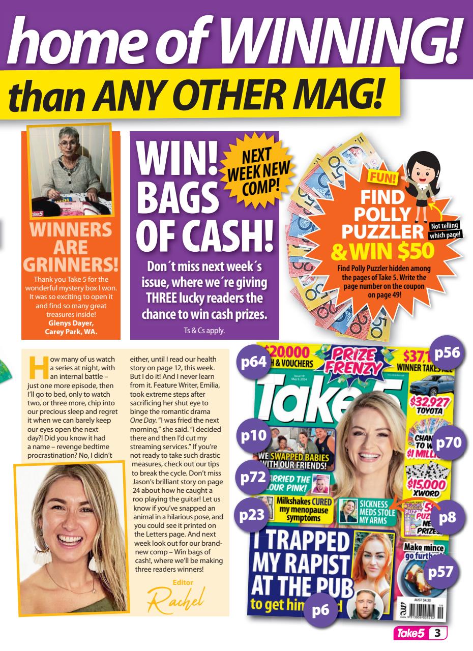 Take 5 Preview Pages