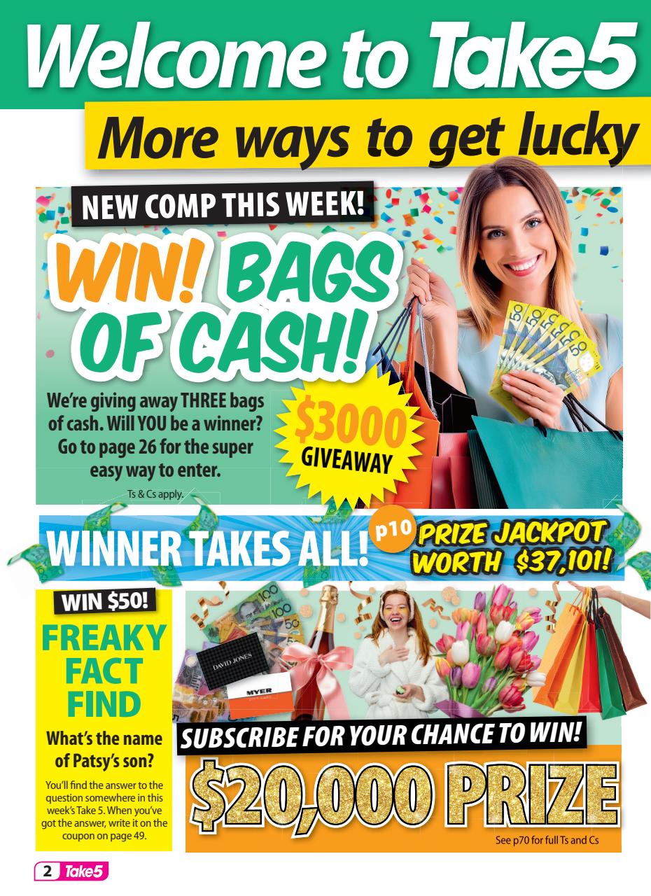 Take 5 Preview Pages