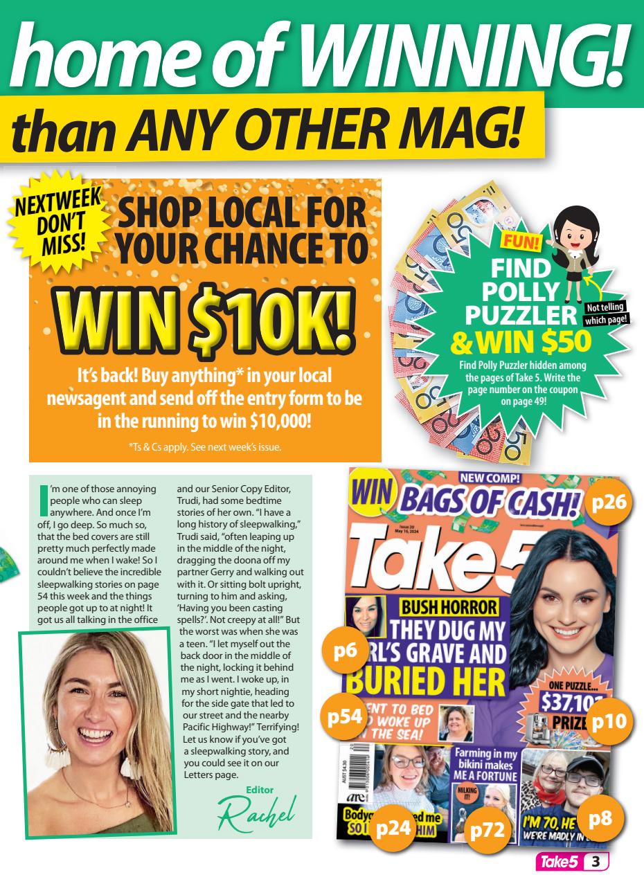 Take 5 Preview Pages