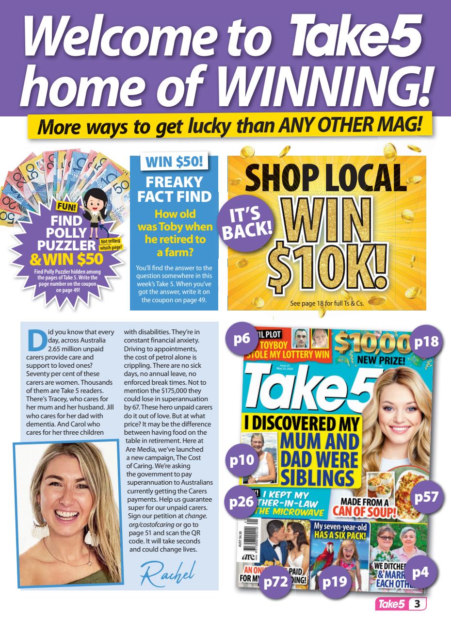 Take 5 Preview Pages