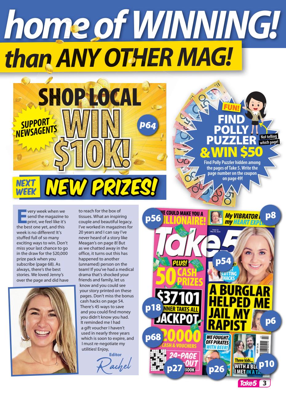 Take 5 Preview Pages