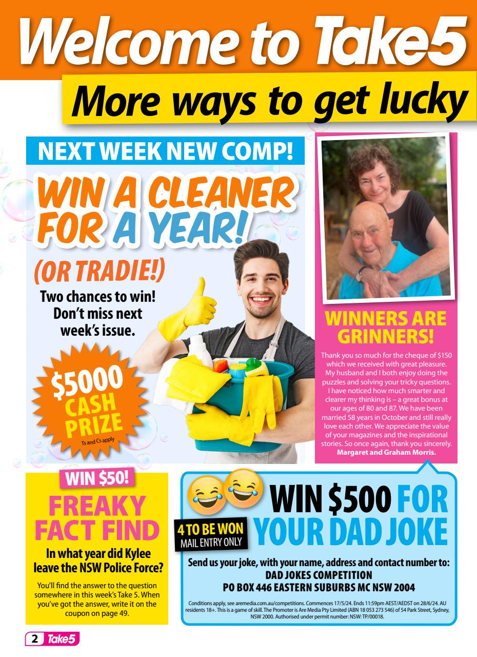 Take 5 Preview Pages