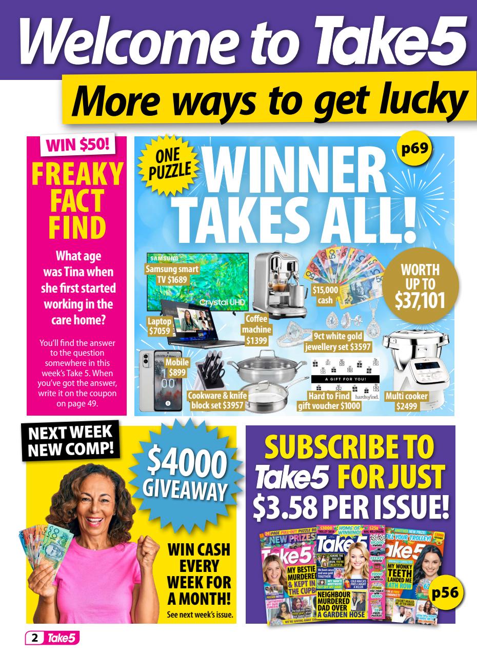 Take 5 Preview Pages