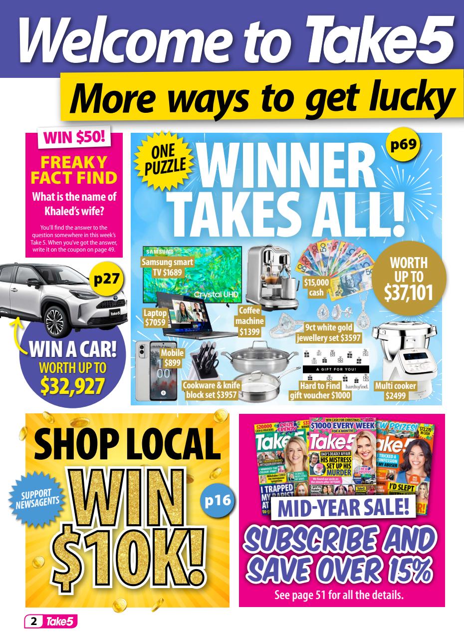 Take 5 Preview Pages