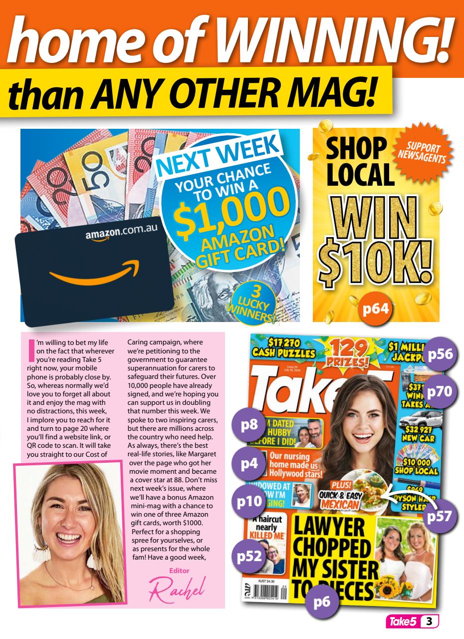 Take 5 Preview Pages