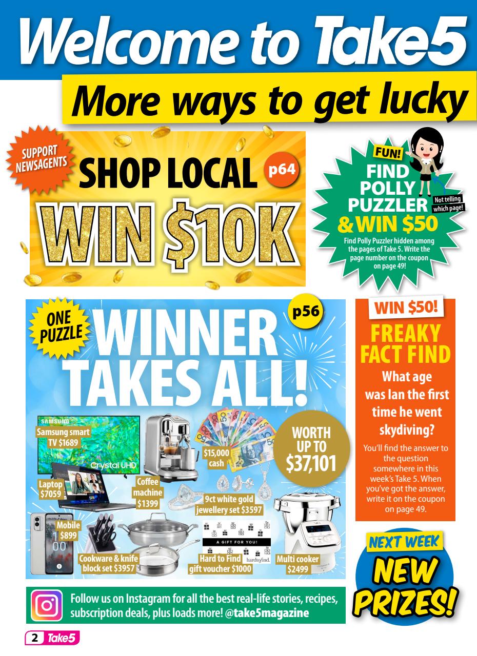 Take 5 Preview Pages