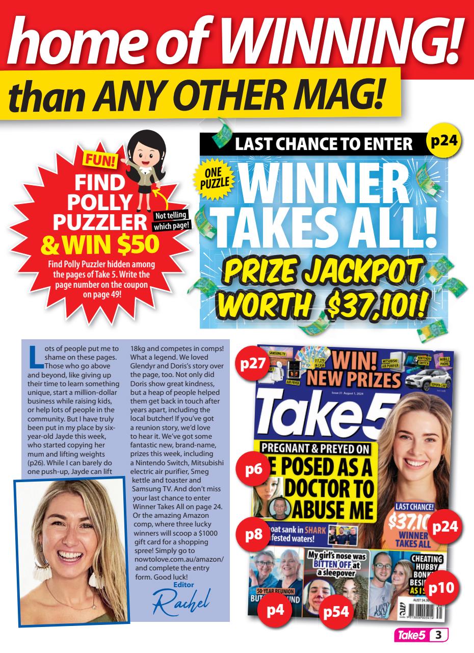 Take 5 Preview Pages