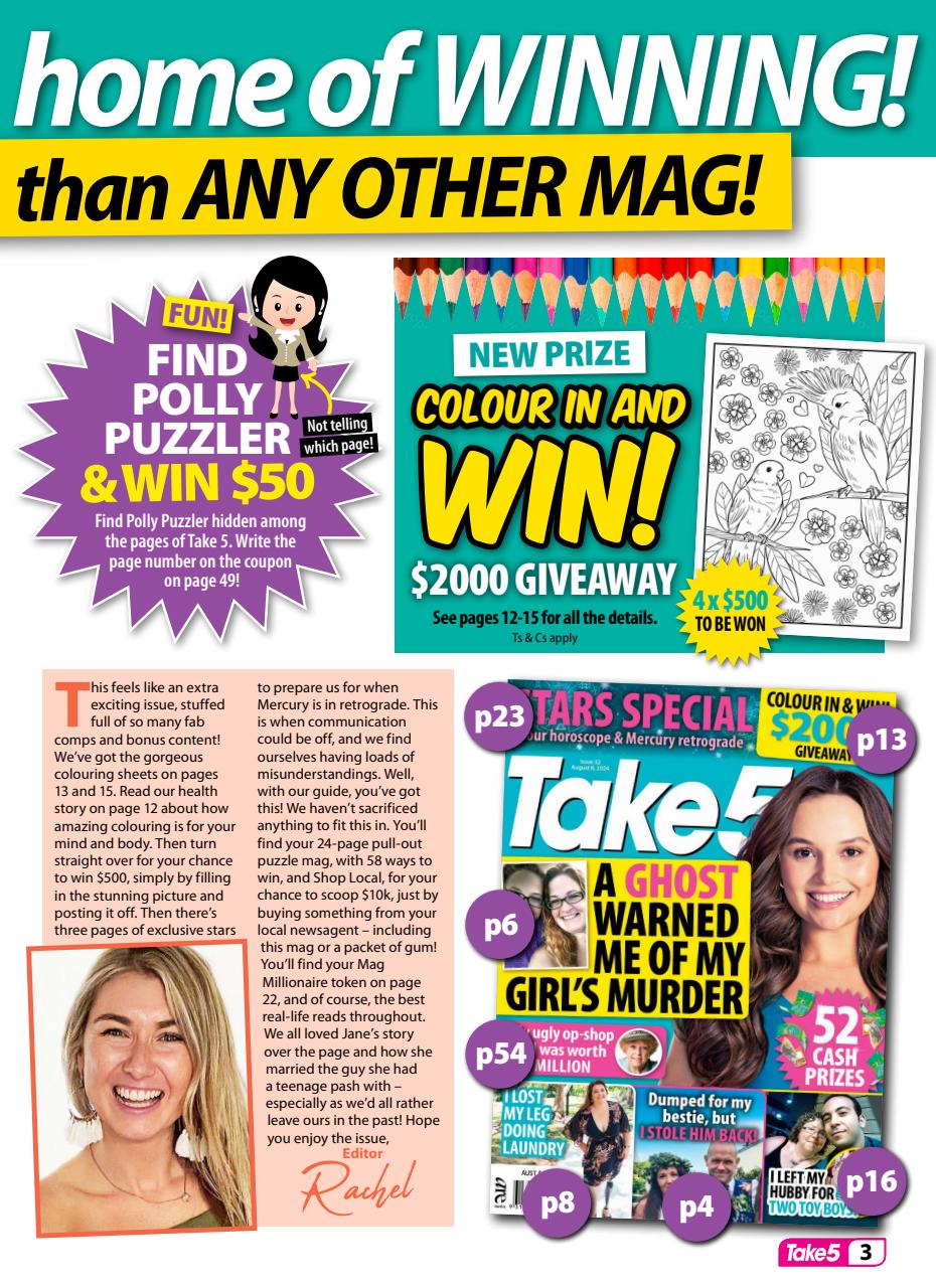 Take 5 Preview Pages