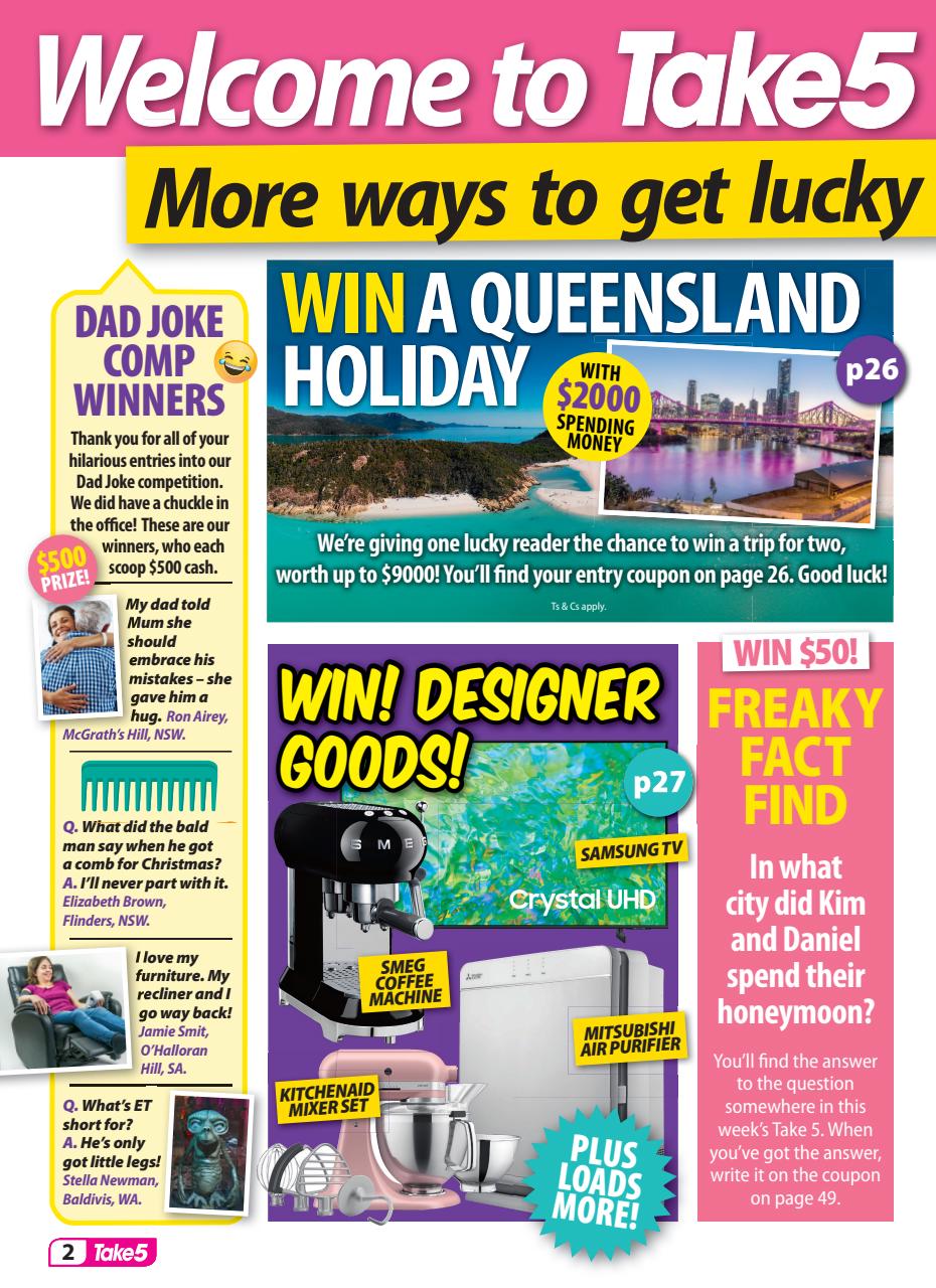 Take 5 Preview Pages