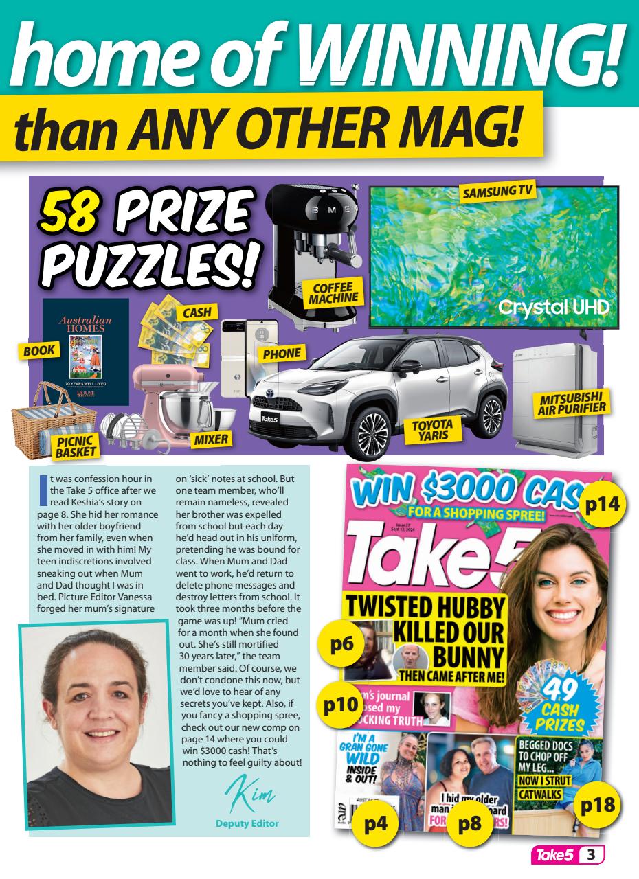 Take 5 Preview Pages